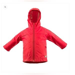 NWT - Splashy Red Nylon Rain Coat -2T